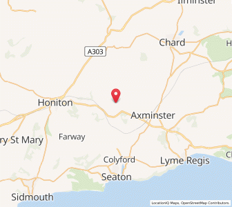 Map of Dalwood, EnglandEngland