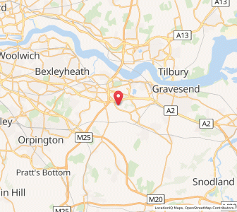 Map of Darenth, EnglandEngland