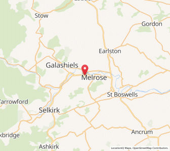 Map of Darnick, ScotlandScotland