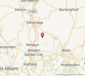 Map of Datchworth, EnglandEngland