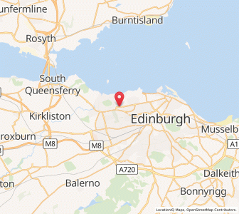 Map of Davidsons Mains, ScotlandScotland