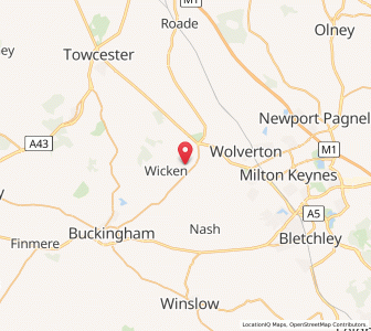 Map of Deanshanger, EnglandEngland