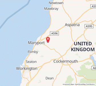 Map of Dearham, EnglandEngland