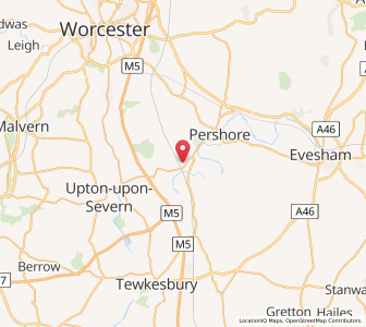 Map of Defford, EnglandEngland