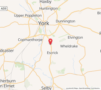 Map of Deighton, EnglandEngland