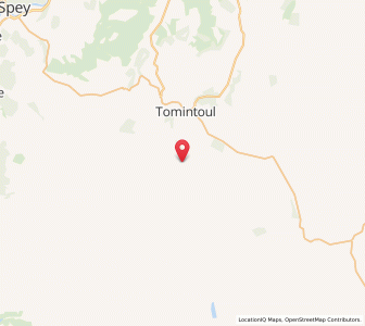 Map of Delnabo, ScotlandScotland