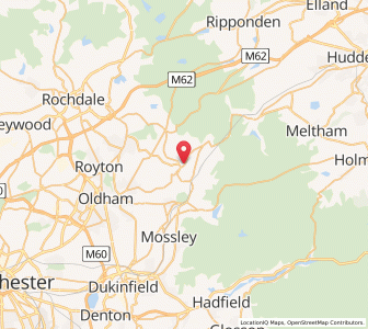 Map of Delph, EnglandEngland