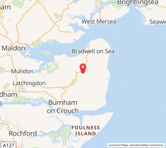 Map of Dengie, EnglandEngland