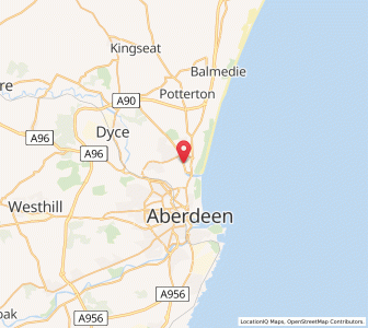 Map of Denmore, ScotlandScotland