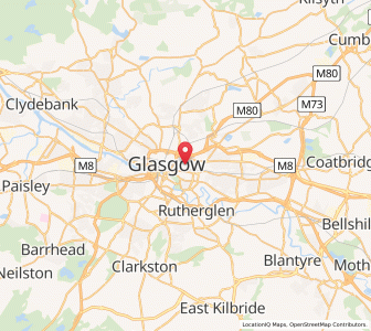 Map of Dennistoun, ScotlandScotland