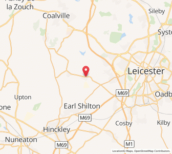 Map of Desford, EnglandEngland
