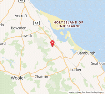 Map of Detchant, EnglandEngland