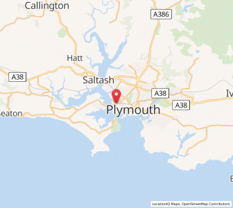 Map of Devonport, EnglandEngland