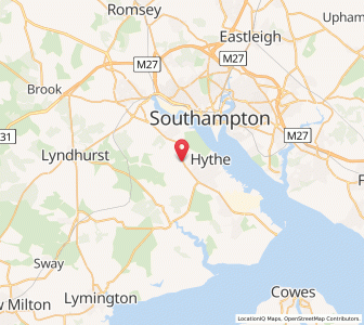 Map of Dibden, EnglandEngland
