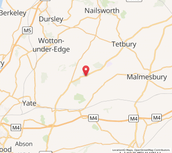 Map of Didmarton, EnglandEngland