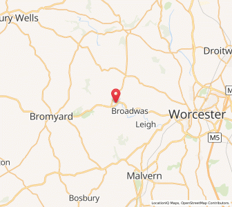 Map of Doddenham, EnglandEngland