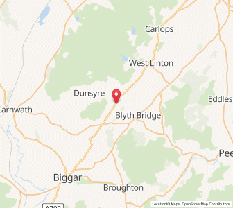 Map of Dolphinton, ScotlandScotland