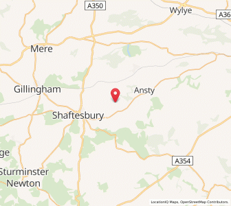 Map of Donhead Saint Andrew, EnglandEngland