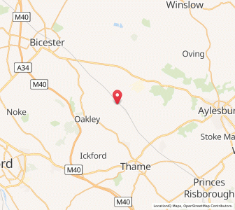 Map of Dorton, EnglandEngland
