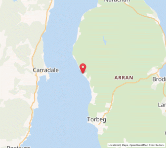 Map of Dougarie, ScotlandScotland