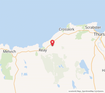 Map of Dounreay, ScotlandScotland