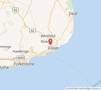 Map of Douvres, EnglandEngland