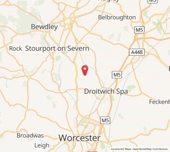 Map of Doverdale, EnglandEngland