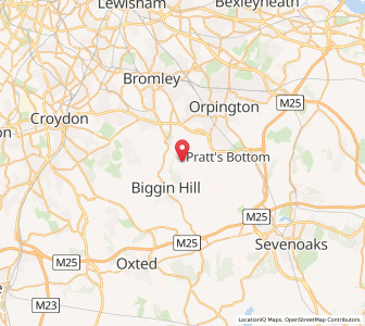 Map of Downe, EnglandEngland