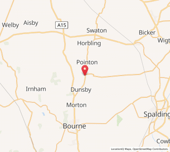 Map of Dowsby, EnglandEngland
