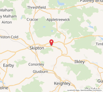 Map of Draughton, EnglandEngland
