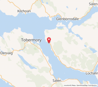Map of Drimnin, ScotlandScotland