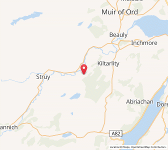Map of Druimkinnerras, ScotlandScotland