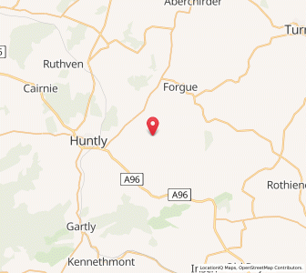 Map of Drumblade, ScotlandScotland