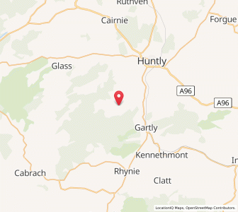 Map of Drumfergue, ScotlandScotland