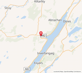 Map of Drumnadrochit, ScotlandScotland