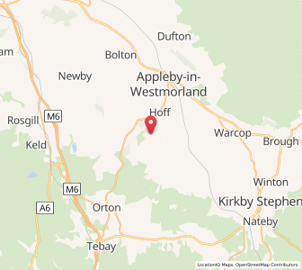 Map of Drybeck, EnglandEngland