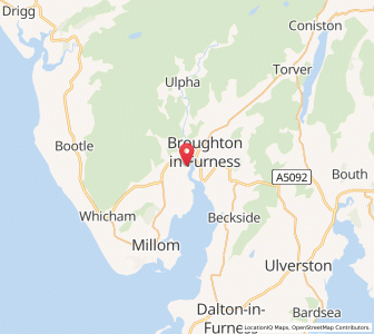 Map of Duddon, EnglandEngland
