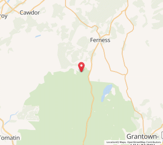 Map of Dulsie, ScotlandScotland