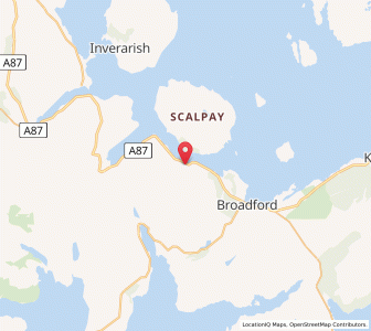 Map of Dunan, ScotlandScotland