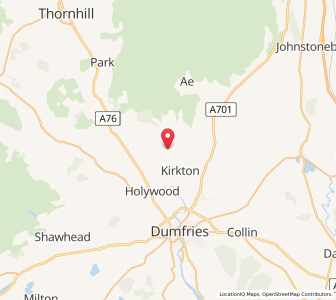 Map of Duncow, ScotlandScotland