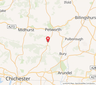 Map of Duncton, EnglandEngland