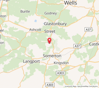 Map of Dundon, EnglandEngland