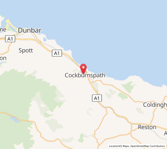 Map of Dunglass, ScotlandScotland