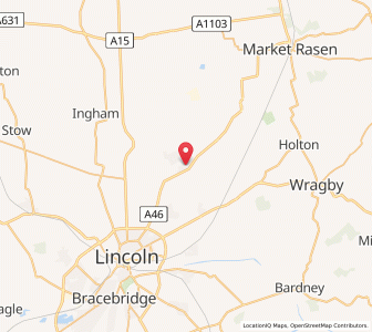 Map of Dunholme, EnglandEngland