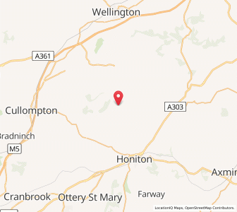 Map of Dunkeswell, EnglandEngland