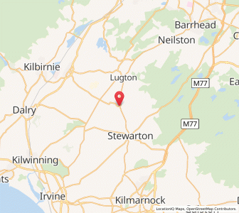 Map of Dunlop, ScotlandScotland