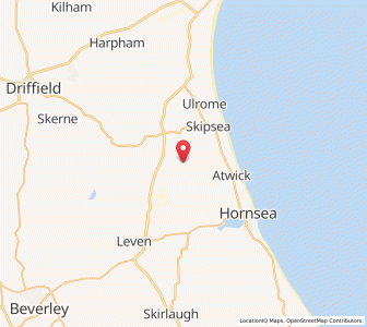 Map of Dunnington, EnglandEngland