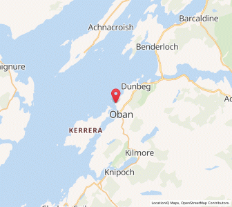Map of Dunollie, ScotlandScotland