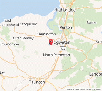 Map of Durleigh, EnglandEngland