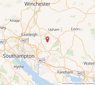 Map of Durley, EnglandEngland